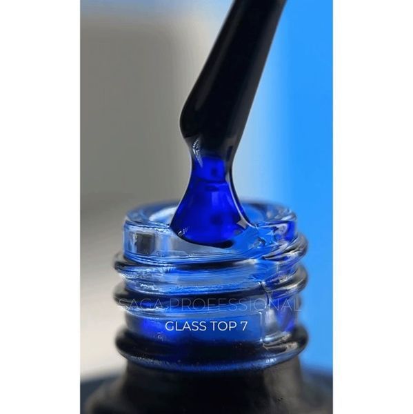 Топ без липкого шару SAGA Professional GLASS №07 9 мл 1427 фото