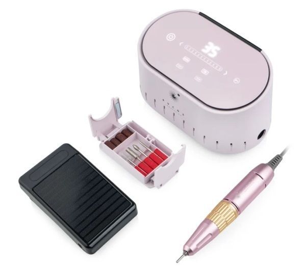 Фрезер для манікюру Bucos Nail Drill X3 PRO LIGHT PINK 65 Ватт, 35 000 об/хв. 94949 фото