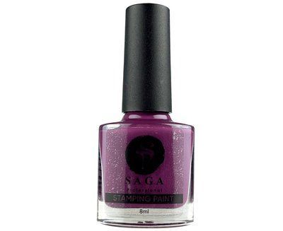 Лак-фарба для стемпінгу Saga Professional Stamping Paint №29 сливовий, 8 мл 76751 фото